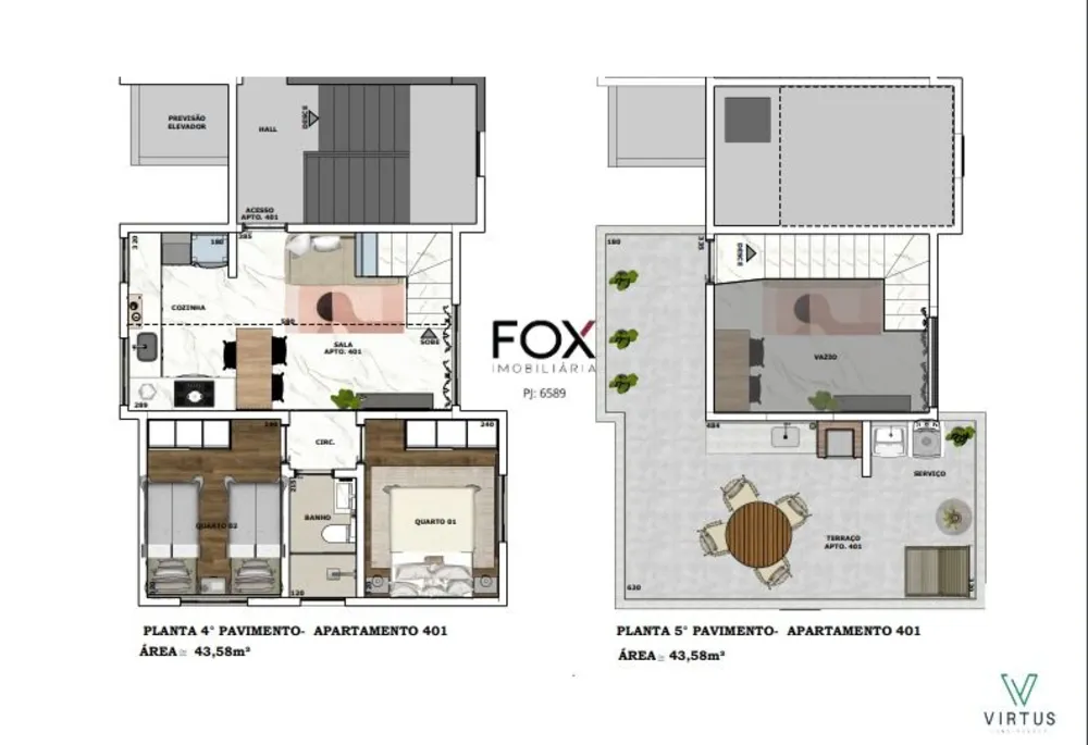 Cobertura, 2 quartos, 87 m² - Foto 12