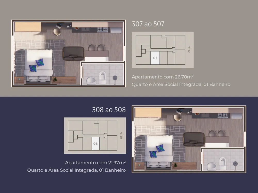 Apartamento, 2 quartos, 35 m² - Foto 4