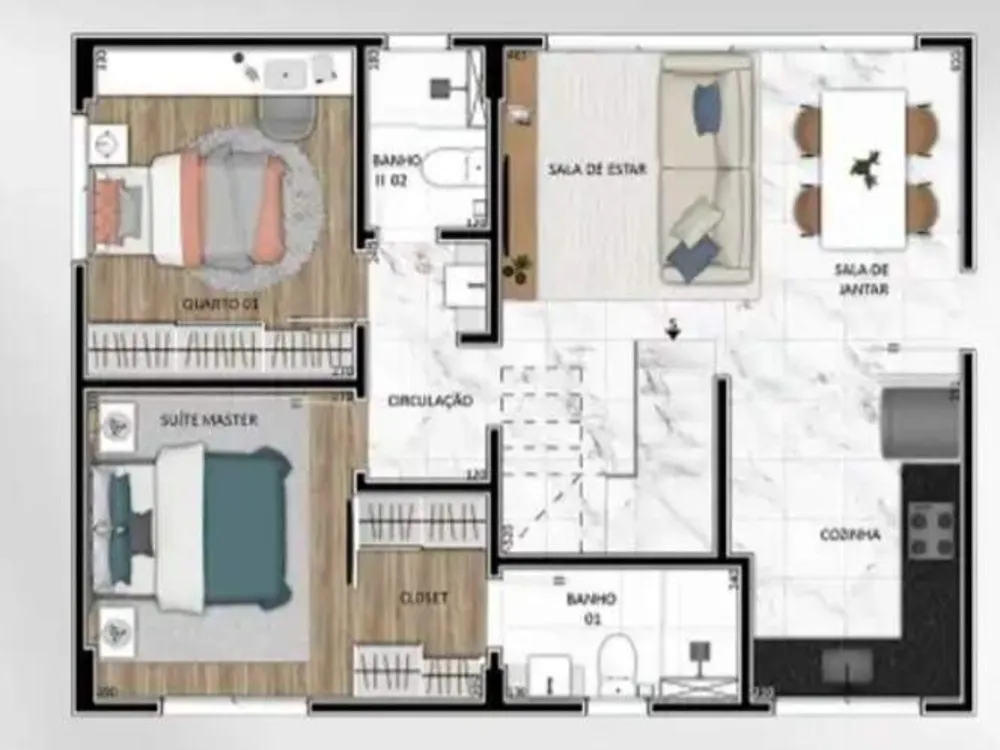 Cobertura, 2 quartos, 125 m² - Foto 3
