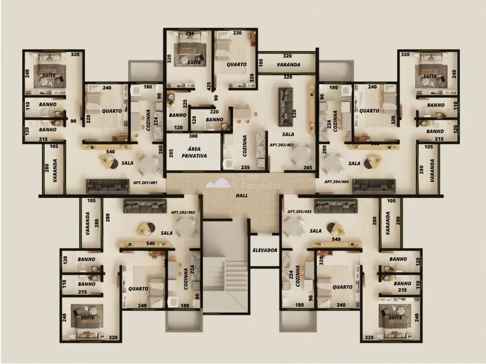 Apartamento, 2 quartos, 54 m² - Foto 4