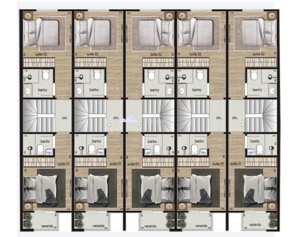 Casa, 2 quartos, 100 m² - Foto 12
