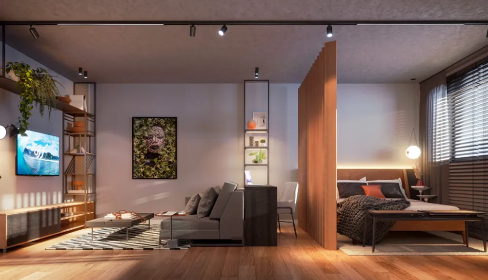 Apartamento, 1 quarto, 35 m² - Foto 1