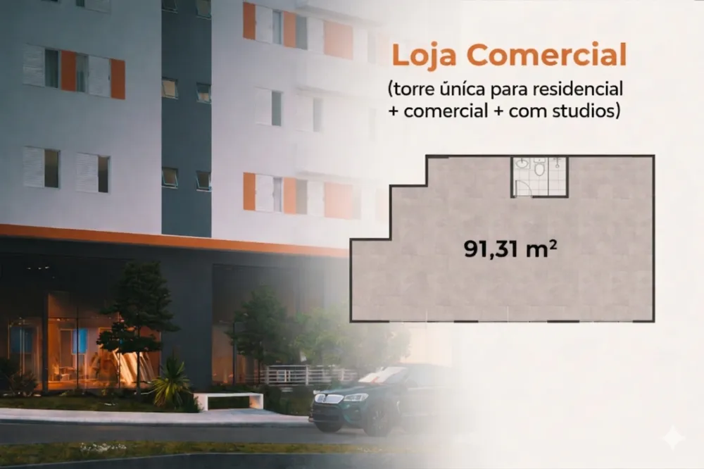Loja-Salão, 91 m² - Foto 4