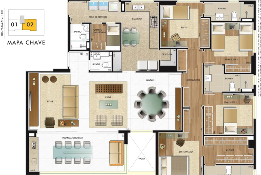 Apartamento, 4 quartos, 181 m² - Foto 1
