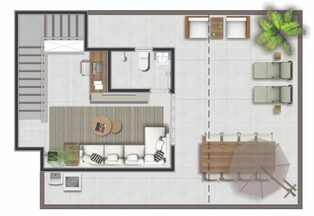 Cobertura, 2 quartos, 96 m² - Foto 1