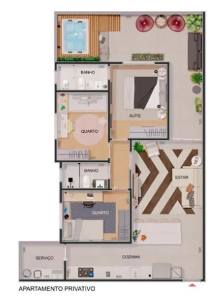 Apartamento, 3 quartos, 69 m² - Foto 12