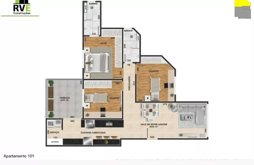 Apartamento à venda com 3 quartos, 78m² - Foto 5