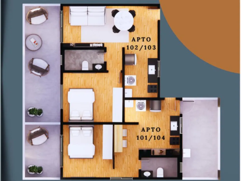 Apartamento, 1 quarto, 50 m² - Foto 2