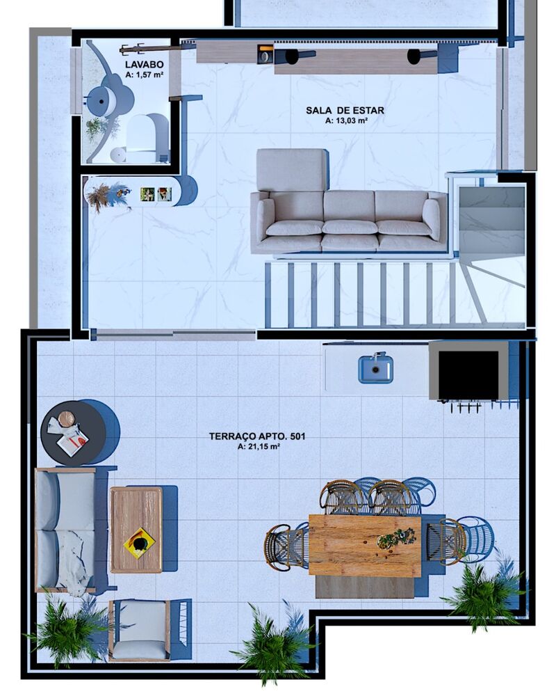 Cobertura à venda com 3 quartos, 62m² - Foto 3