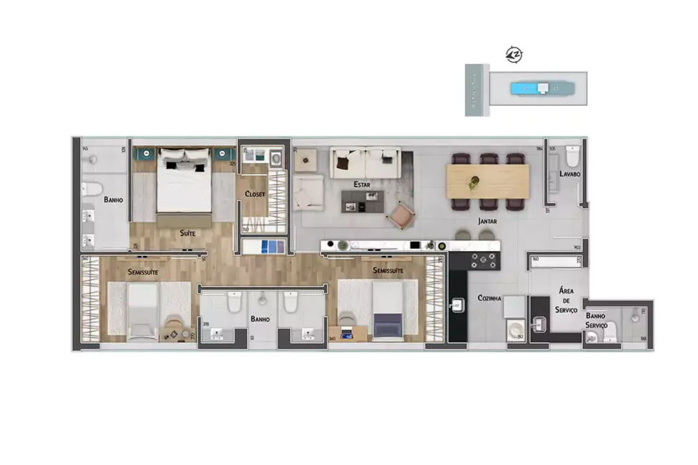 Apartamento, 2 quartos, 80 m² - Foto 20