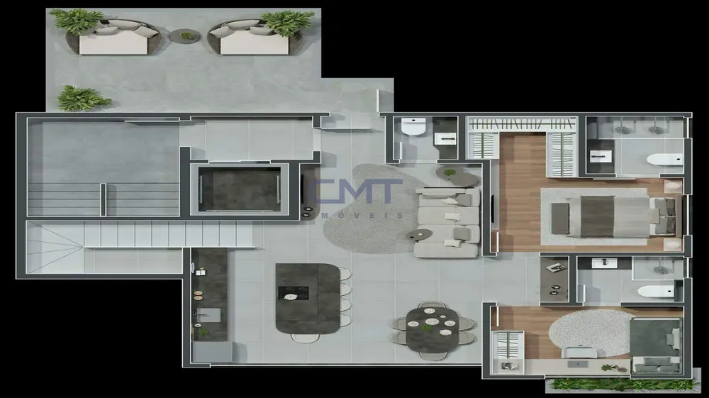 Cobertura, 2 quartos, 134 m² - Foto 10
