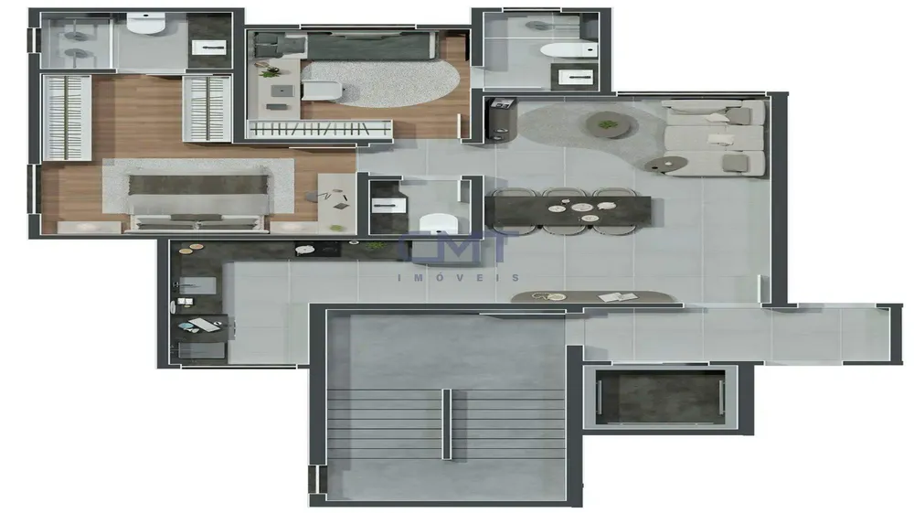 Cobertura, 2 quartos, 134 m² - Foto 6