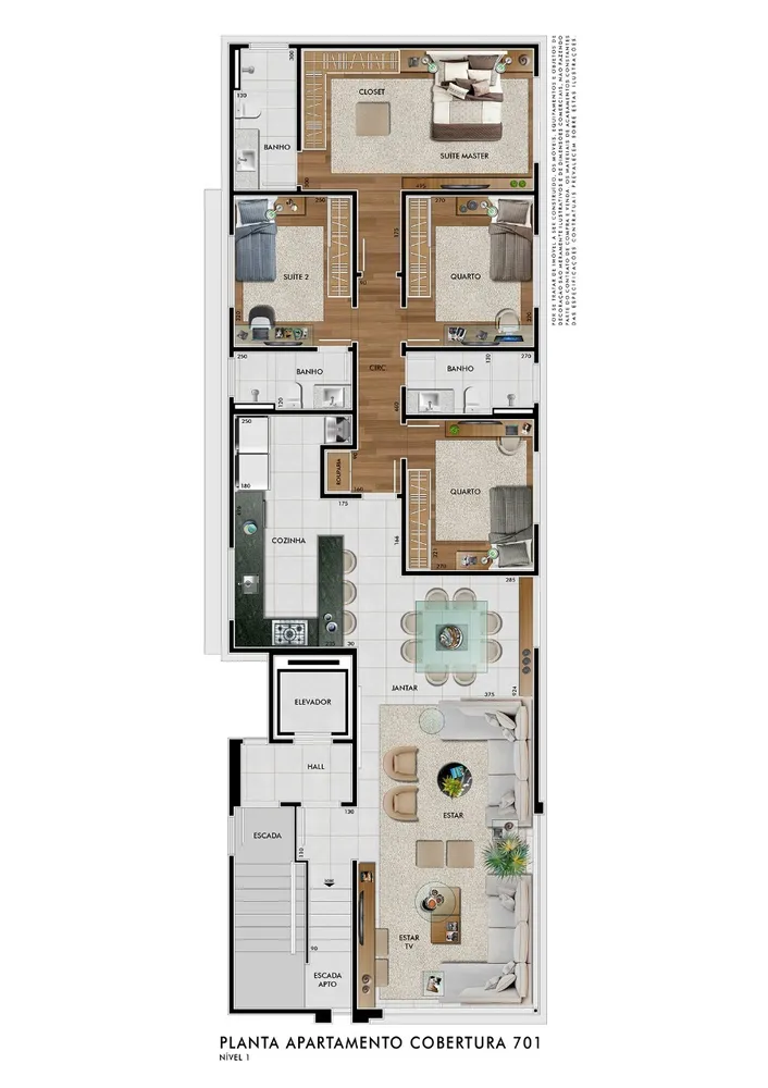 Cobertura, 5 quartos, 263 m² - Foto 15