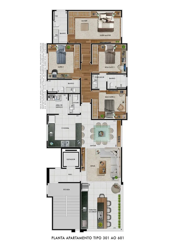 Cobertura, 5 quartos, 263 m² - Foto 11