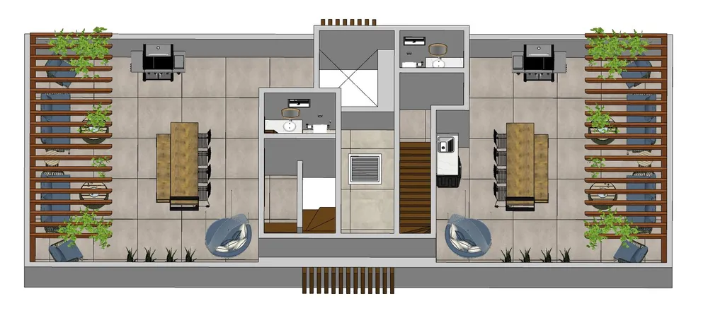 Cobertura, 2 quartos, 60 m² - Foto 21