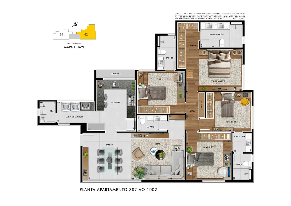 Apartamento, 4 quartos, 119 m² - Foto 13