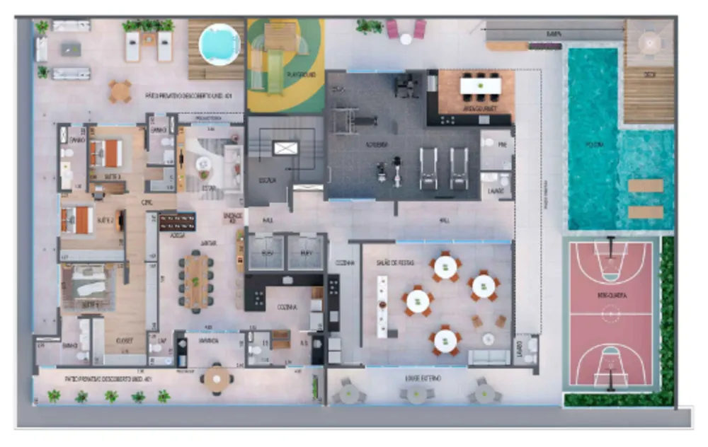 Apartamento, 3 quartos, 147 m² - Foto 1