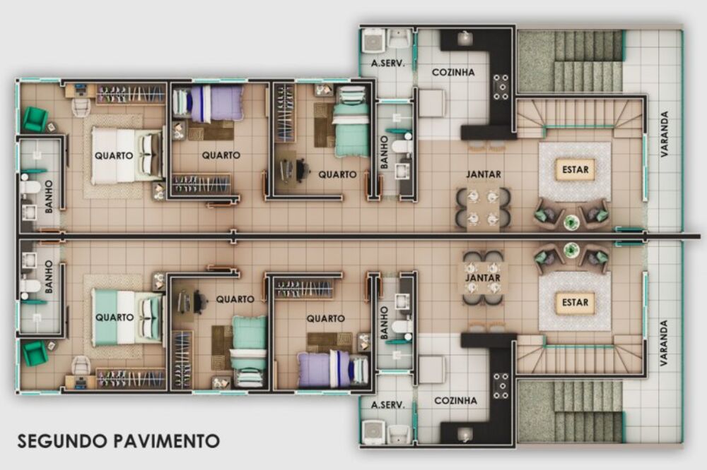 Casa à venda com 3 quartos, 180m² - Foto 7