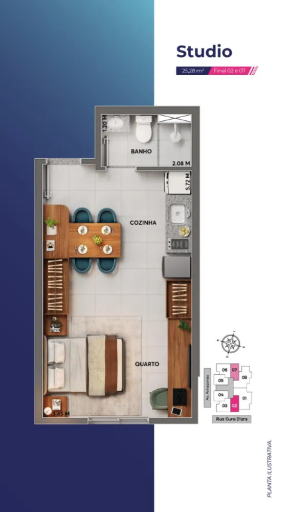 Apartamento, 1 quarto, 32 m² - Foto 1