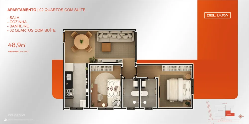 Apartamento, 2 quartos, 44 m² - Foto 5