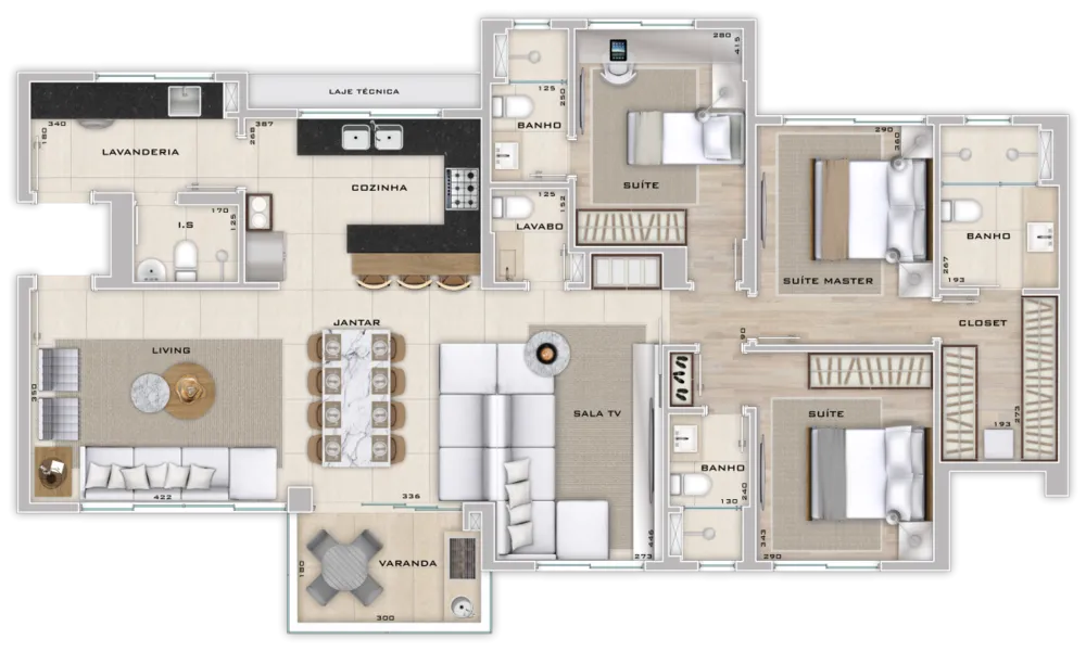Apartamento, 3 quartos, 136 m² - Foto 6