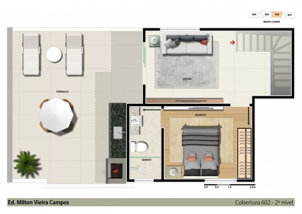 Cobertura à venda com 3 quartos, 130m² - Foto 3