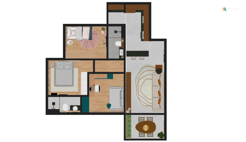 Cobertura, 3 quartos, 92 m² - Foto 12
