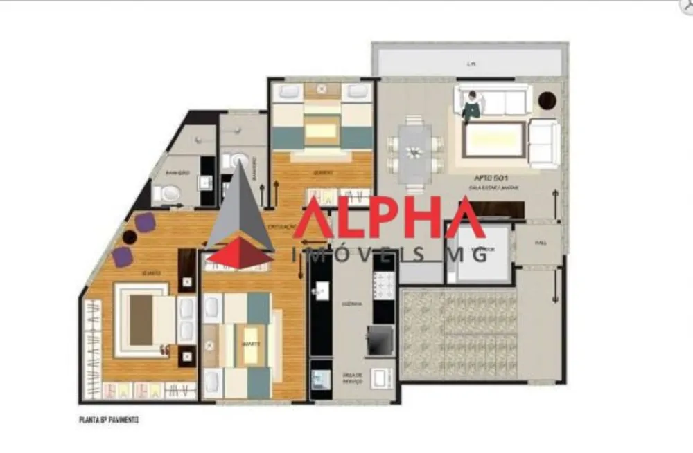 Apartamento, 3 quartos, 88 m² - Foto 7