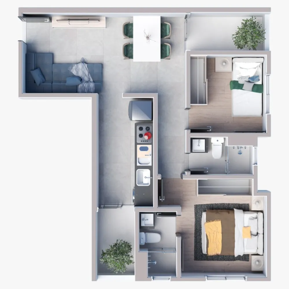 Apartamento, 2 quartos, 53 m² - Foto 12