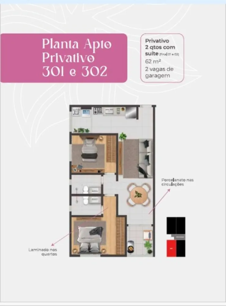 Cobertura, 2 quartos, 141 m² - Foto 14
