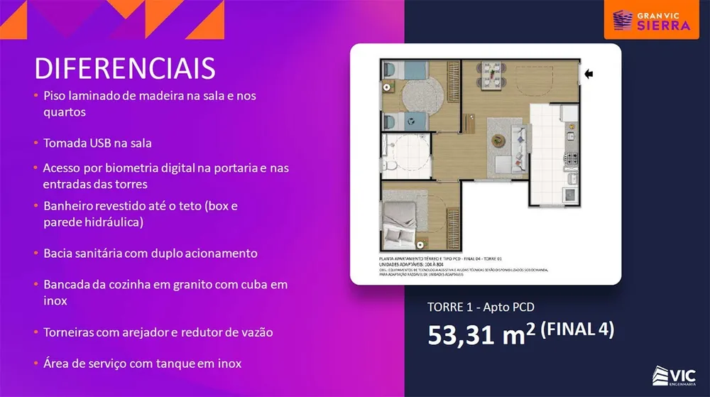 Apartamento, 2 quartos, 47 m² - Foto 3