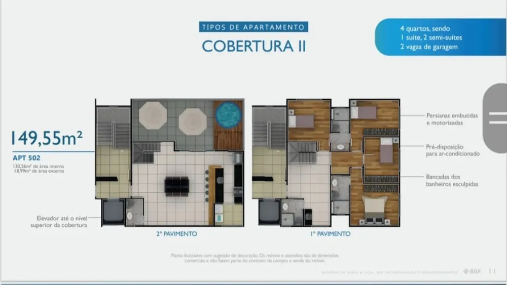 Cobertura, 3 quartos, 180 m² - Foto 1