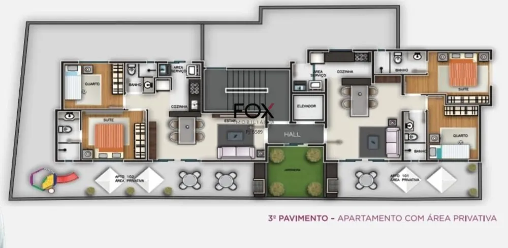 Cobertura, 2 quartos, 99 m² - Foto 10