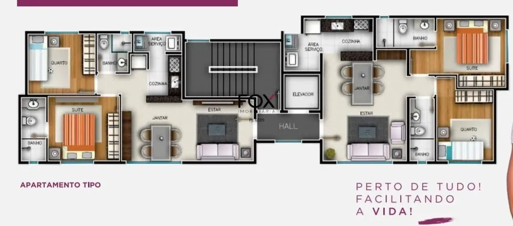 Cobertura, 2 quartos, 99 m² - Foto 3