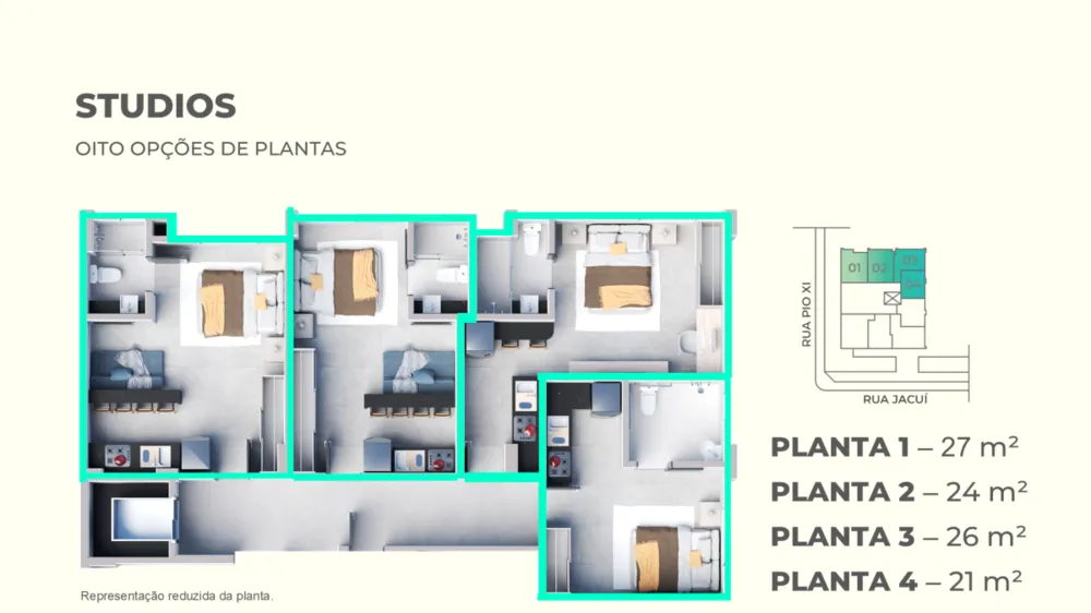 Apartamento, 1 quarto, 26 m² - Foto 7