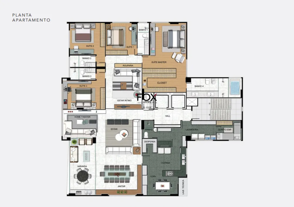 Apartamento, 4 quartos, 294 m² - Foto 9