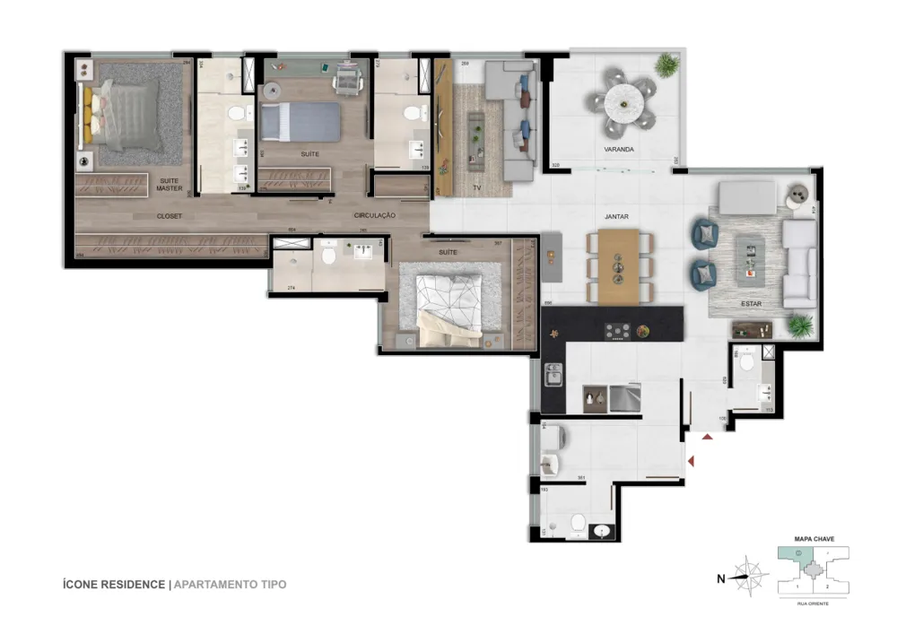 Apartamento, 3 quartos, 137 m² - Foto 15