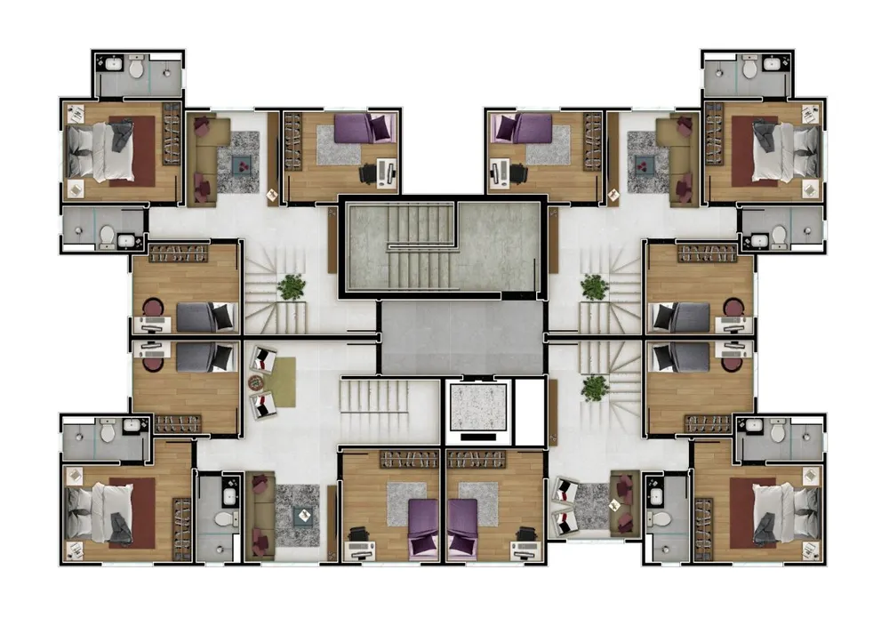 Apartamento, 2 quartos, 53 m² - Foto 3