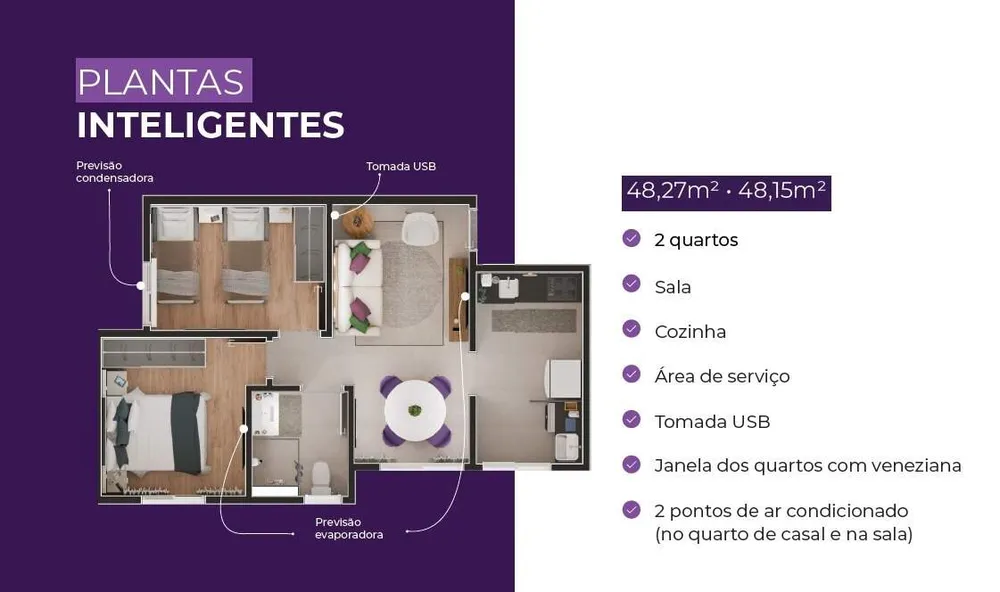 Apartamento, 2 quartos, 48 m² - Foto 15
