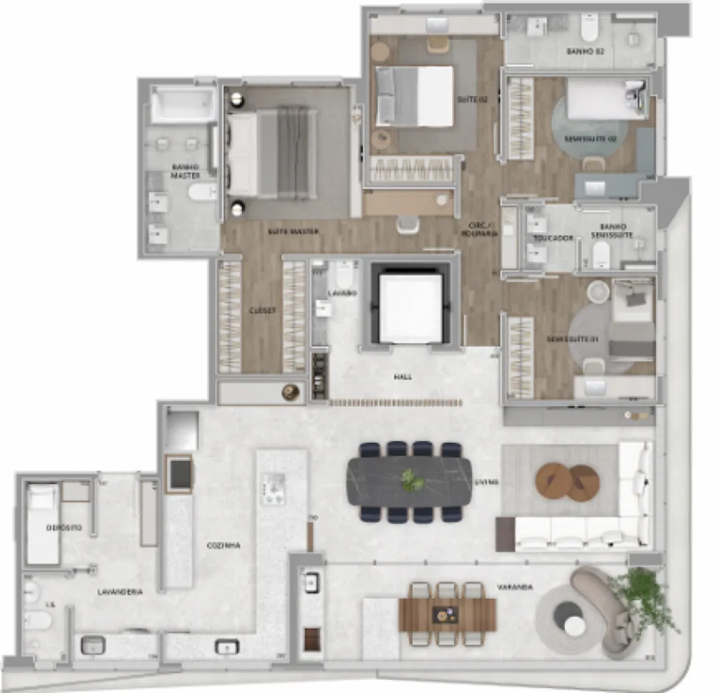 Apartamento, 4 quartos, 175 m² - Foto 4