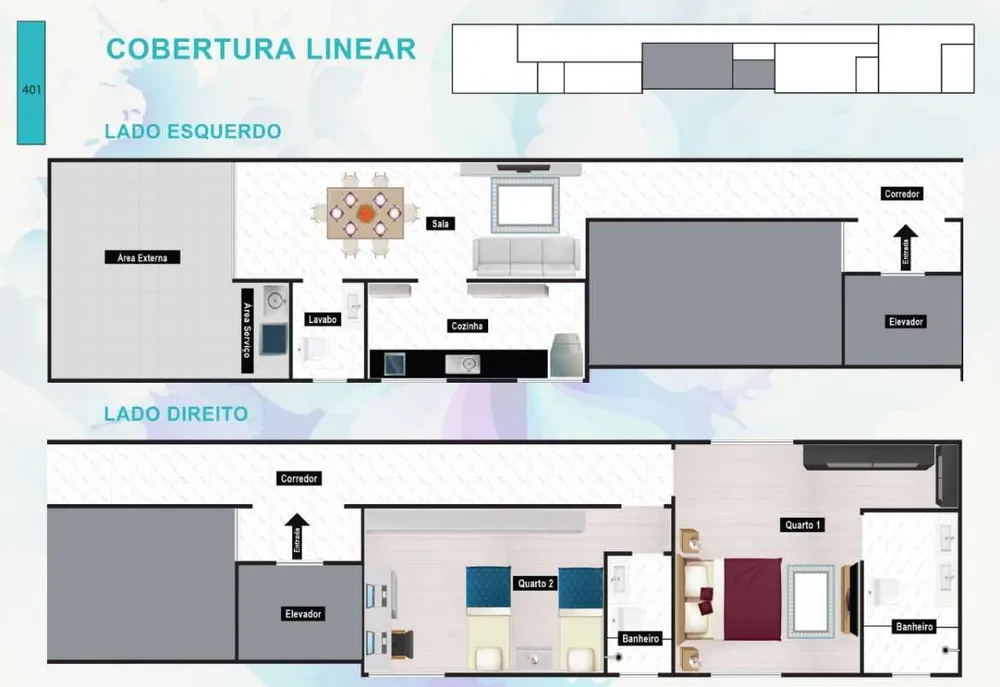 Apartamento, 3 quartos, 56 m² - Foto 6
