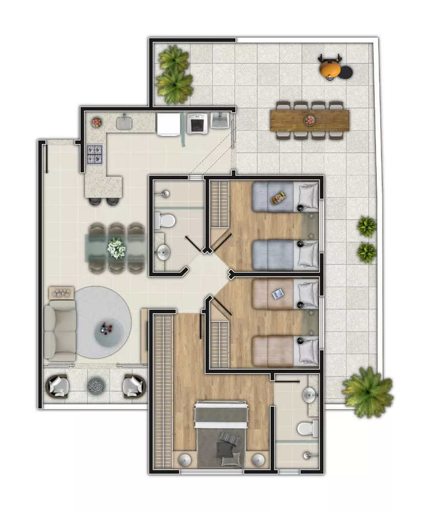 Apartamento à venda com 3 quartos, 147m² - Foto 4