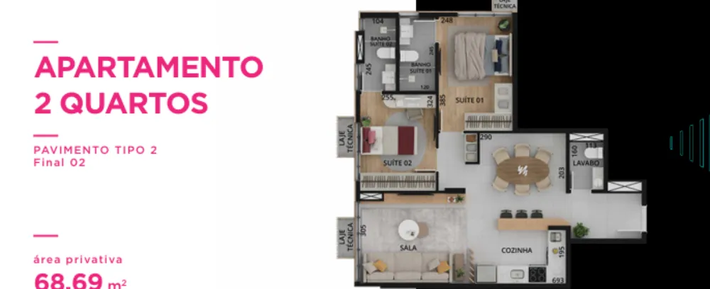 Apartamento, 2 quartos, 61 m² - Foto 10