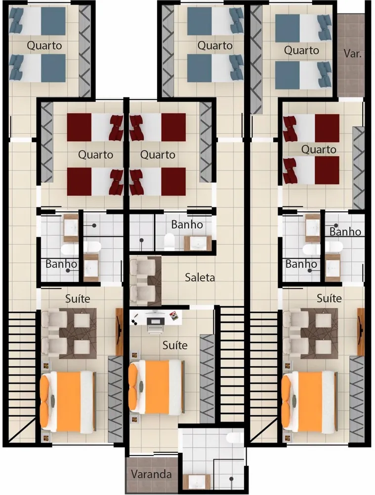 Casa, 3 quartos - Foto 7