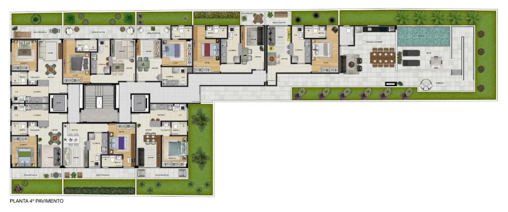 Apartamento, 1 quarto, 56 m² - Foto 2