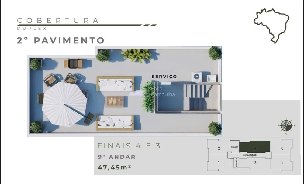 Apartamento, 2 quartos, 90 m² - Foto 3