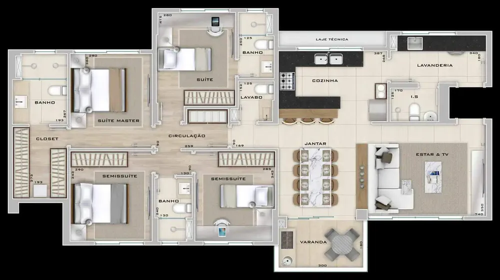 Apartamento, 4 quartos, 136 m² - Foto 7