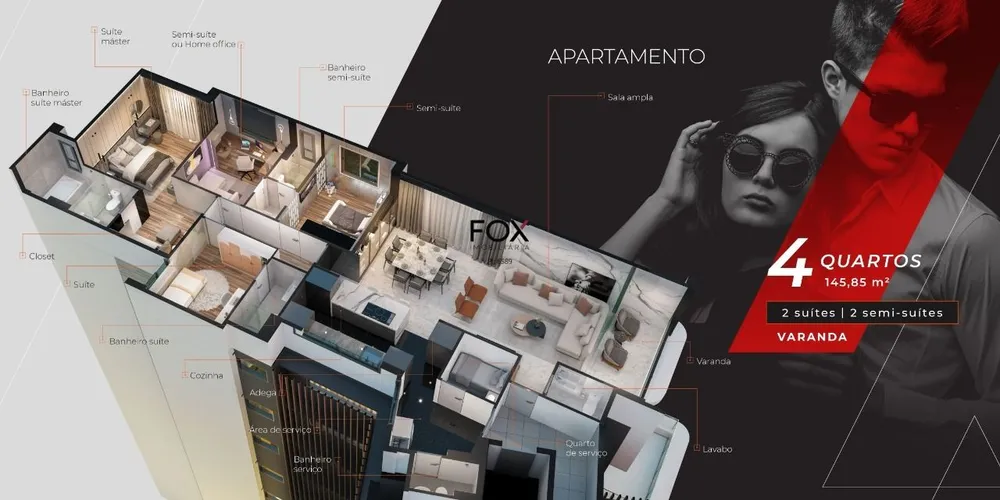 Apartamento, 4 quartos, 146 m² - Foto 11