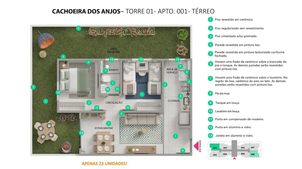 Apartamento, 2 quartos, 46 m² - Foto 11