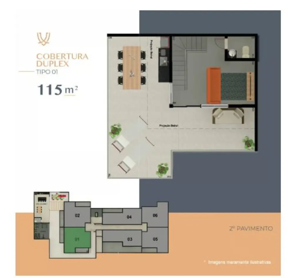 Cobertura, 2 quartos, 72 m² - Foto 14